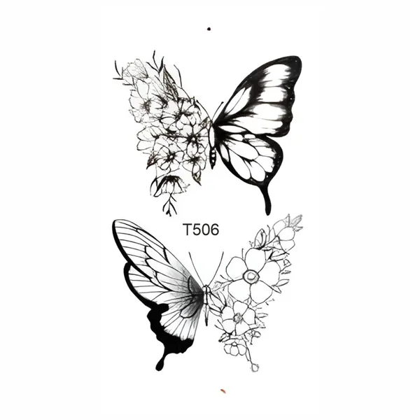 Butterfly_with_Flower_Temporary__pack__of_2
