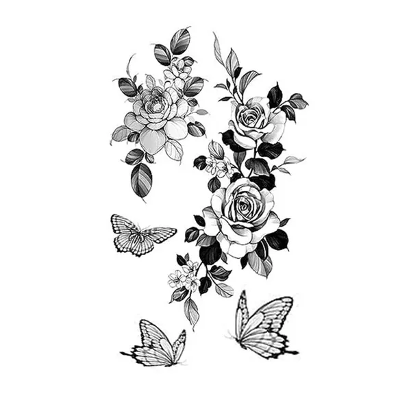 Butterful_With_Flowers_Tattoo_Waterproof_Temporary_Body_Tattoo_pack_of_2