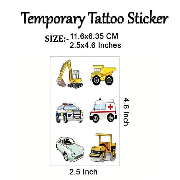 Cars_Kid_Set_Temporary_Tattoo_pack_of_2