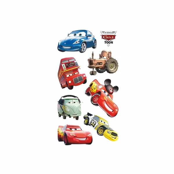 Cars_Toon_Set_Temporary_Tattoo_pack_of_2