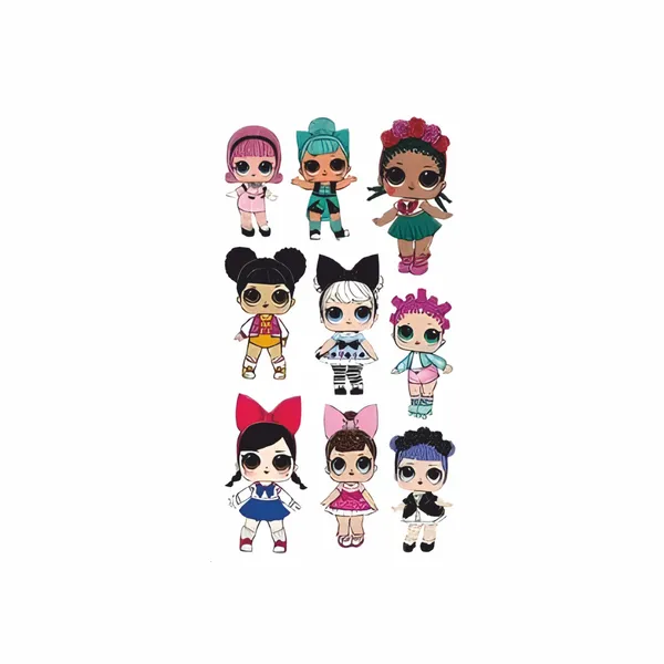 Cartoon_Cartoons_Temporary_Tattoo_pack_of_2