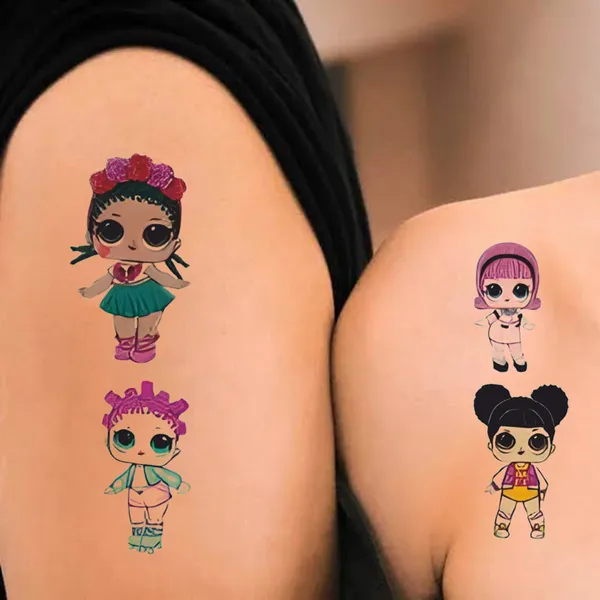 Cartoon_Cartoons_Temporary_Tattoo_pack_of_2