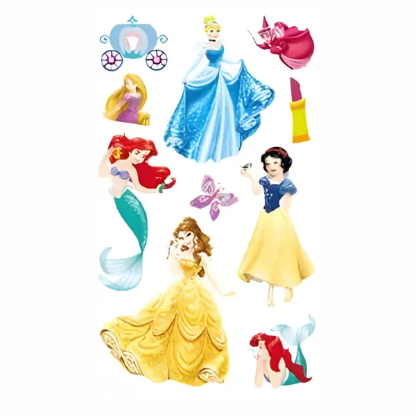 Cartoon_Doll_With_Mermaid_Temporary_Tattoo_pack_of_2