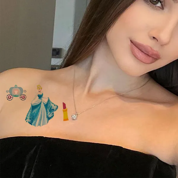 Cartoon_Doll_With_Mermaid_Temporary_Tattoo_pack_of_2