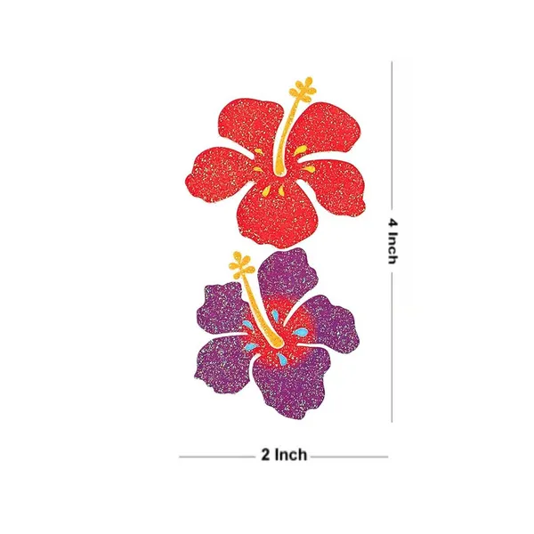 Colour_Flower_Tattoo_Waterproof_Temporary_Body_Tattoo_pack_of_2