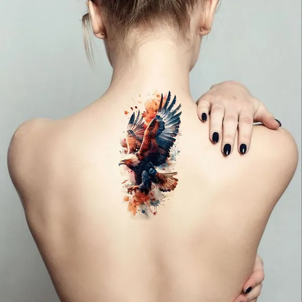 Colourful_Eagle_Temporary_Tattoo_pack_of_2
