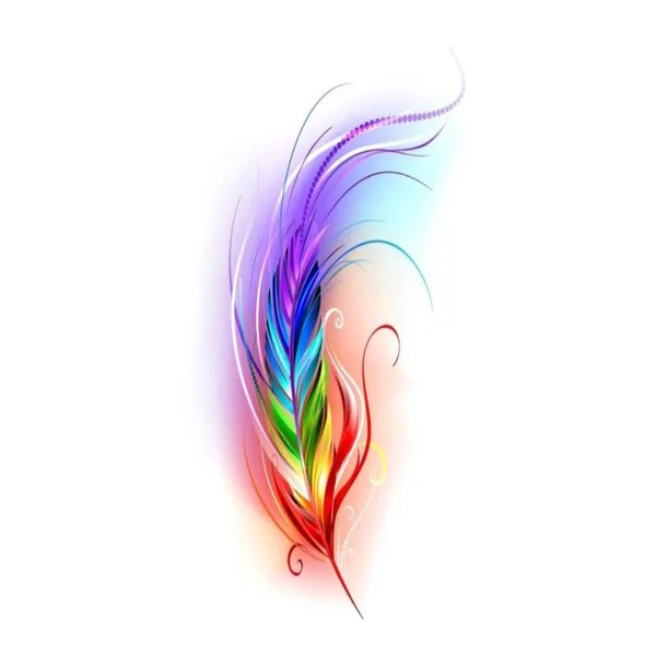 Colourful_Feather_Temporary_Tattoo_pack_of_2