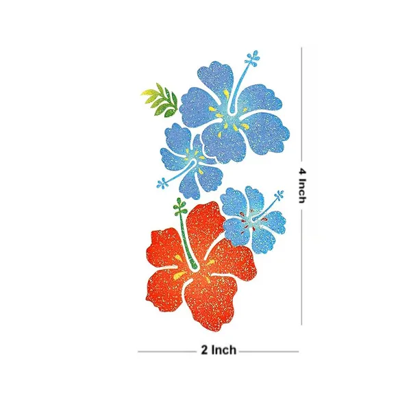 Colourful_Flower_Design_Tattoo_Waterproof_Temporary_Body_Tattoo_pack_of_2