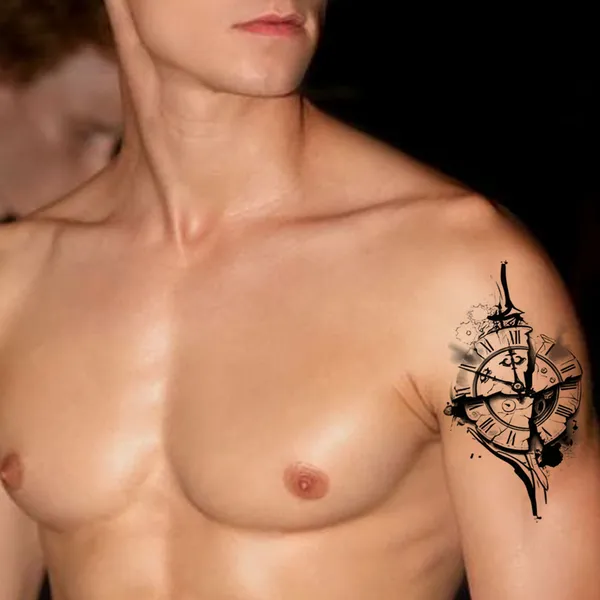 Crush_Compaas_with_Smoke_Temporary_Tattoo_pack_of_2