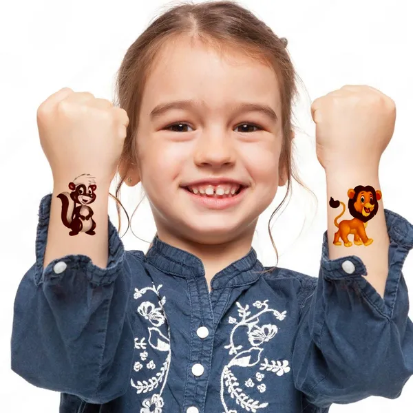 Cute_Animals_Set_Temporary_Tattoo_pack_of_2