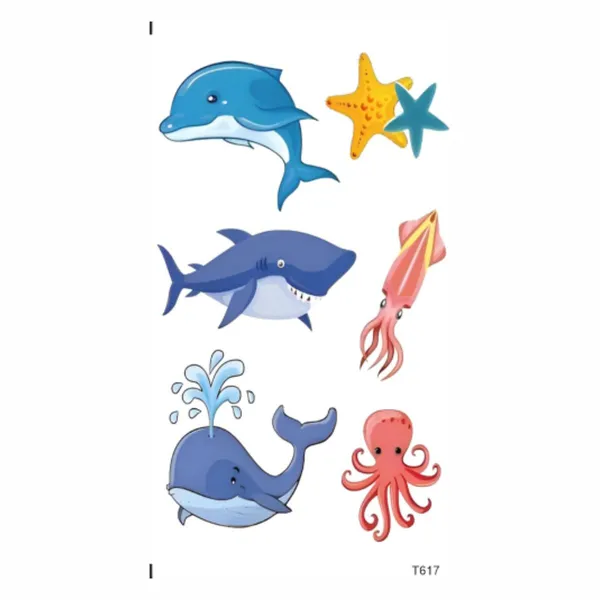 Cute_Sea_Animals_set_Temporary_Tattoo_pack_of_2