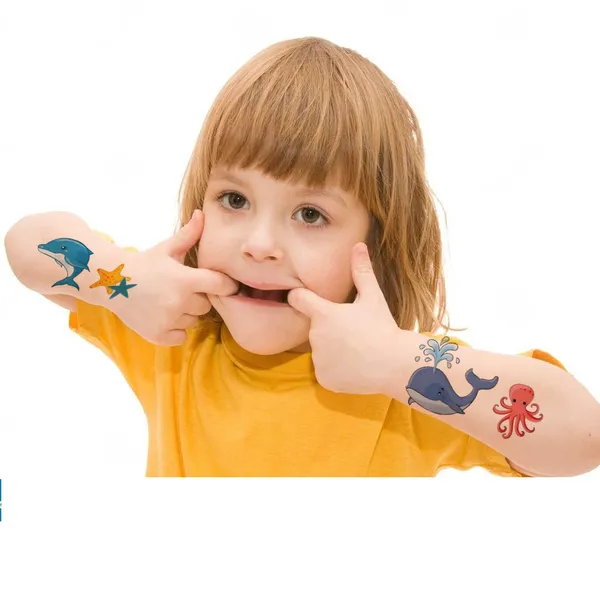 Cute_Sea_Animals_set_Temporary_Tattoo_pack_of_2