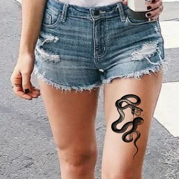 Danger_Snake_attack_Design_Temporary_Tattoo_pack_of_2