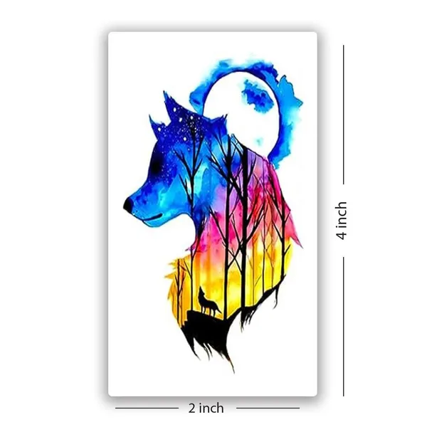 Dark_Fantasy_Wolf_Design_Temporary_Tattoo_pack_of_2