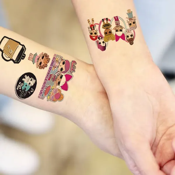 Doll_Bottle_Glass_Temporary_Tattoo_pack_of_2