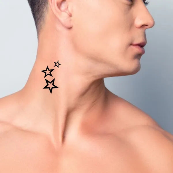 Famous_Black_Stars_Temporary_Tattoo_pack_of_2