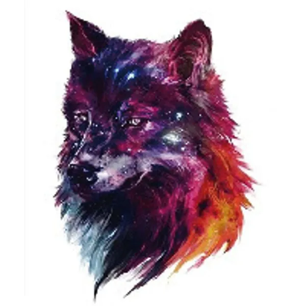 Fantasy_Fox_Colourful_Design_Temporary_Tattoo_pack_of_2