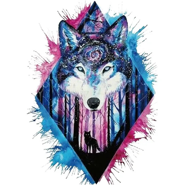 Fantasy_Fox_In_Forest_Deep_Design_Temporary_Tattoo_pack_of_2