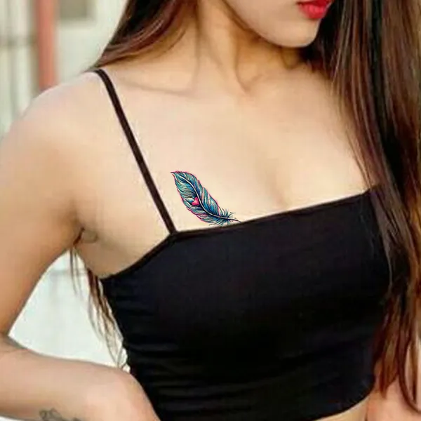 Feather_With_Heart_Design_Temporary_Tattoo_pack_of_2
