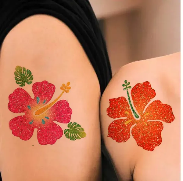 Flower_Real_Waterproof_Temporary_Body_Tattoo_pack_of_2