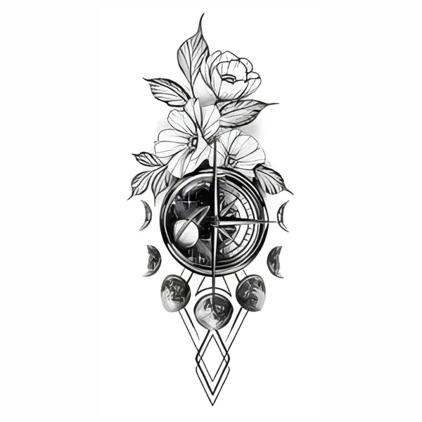 Flower_with_Moon__pack_of_2