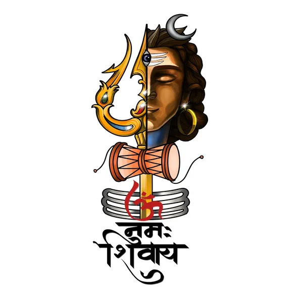 Golden_Lord_Shiva_Temporary_Tattoo_pack_of_2