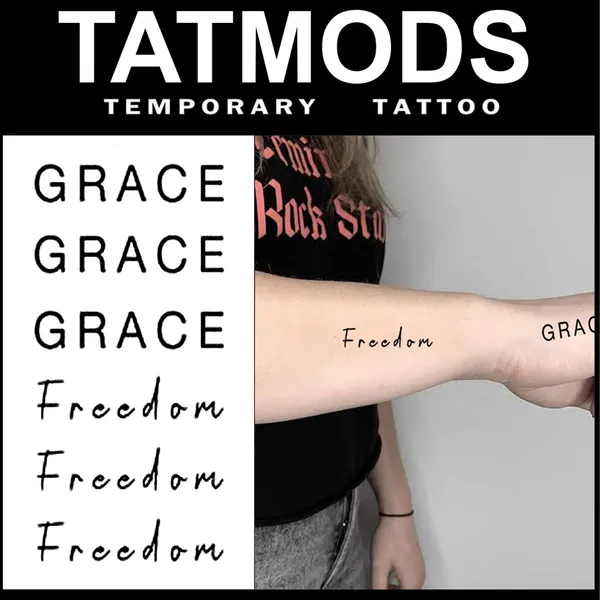 Grace_Freedom_Design_Temporary_Tattoo_Pack_of_2
