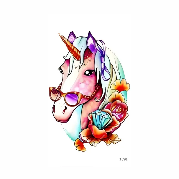 Horse_Colourful_Temporary_Tattoo_pack_of_2