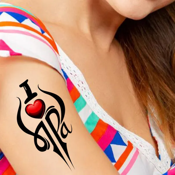 I_Love_Maa_Paa_Temporary_Tattoo_