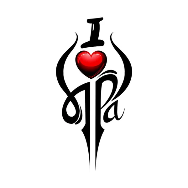I_Love_Maa_Paa_Temporary_Tattoo_