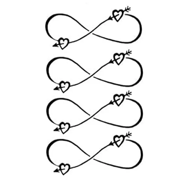Infinity_Love_Design_Temporary_tattoo_Pack_of_2