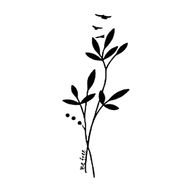 Lily_Flower_Design_Temporary_tattoo_Pack_of_2