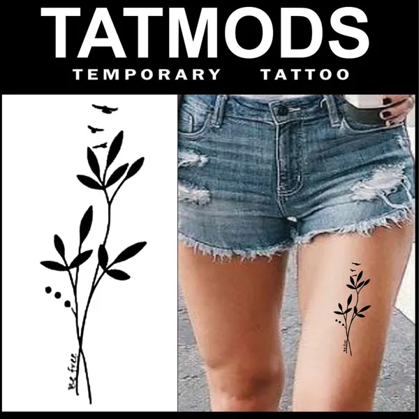 Lily_Flower_Design_Temporary_tattoo_Pack_of_2