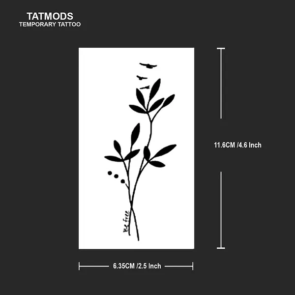 Lily_Flower_Design_Temporary_tattoo_Pack_of_2