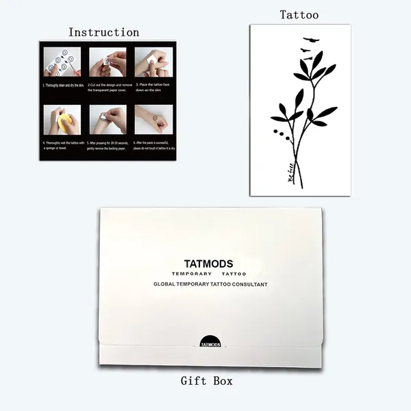 Lily_Flower_Design_Temporary_tattoo_Pack_of_2