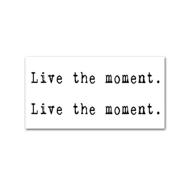 Live_The_Moment_Design_temporary_tattoo_Pack_Of_2