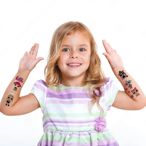 Lol_Cartoons_Temporary_Tattoo_pack_of_2