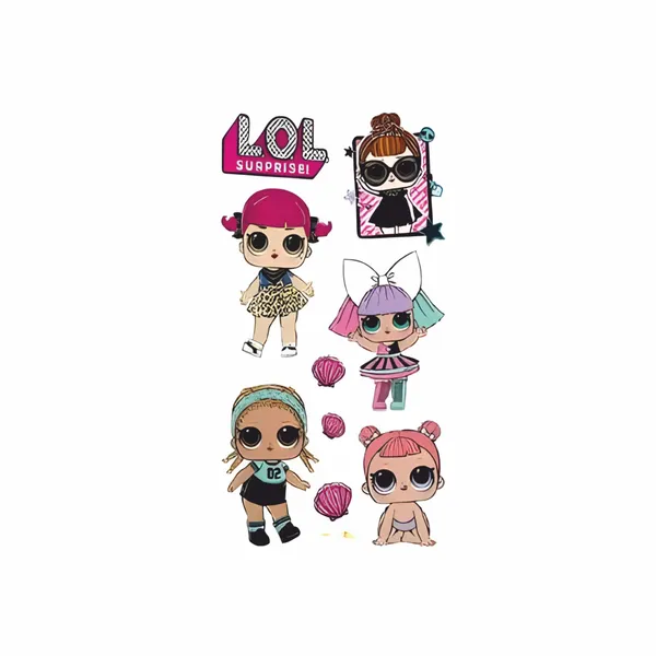 Lol_Cartoons_Temporary_Tattoo_pack_of_2