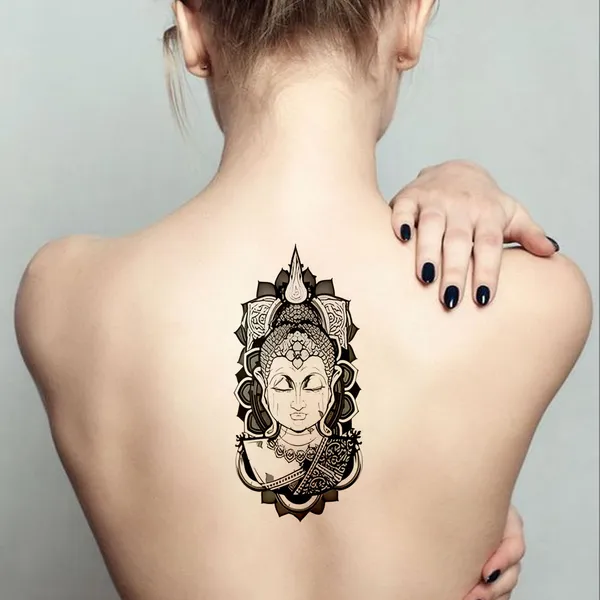 Lord_Budda_Temporary_Tattoo_pack_of_2