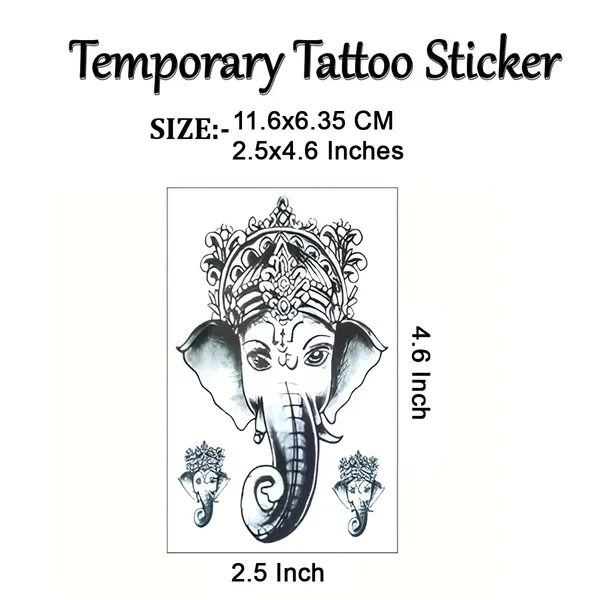 Lord_Ganesha_Temporary_Tattoo_pack_of_2