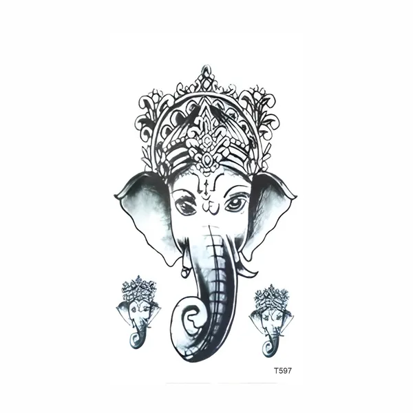 Lord_Ganesha_Temporary_Tattoo_pack_of_2