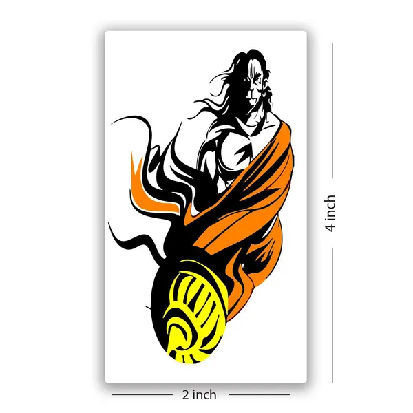 Lord_Hanuman_Ji_Colourful_Temporary_Tattoo_