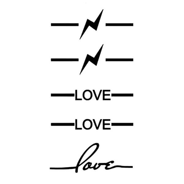 Love_Design_Temporary_Tattoos_pack_of_2