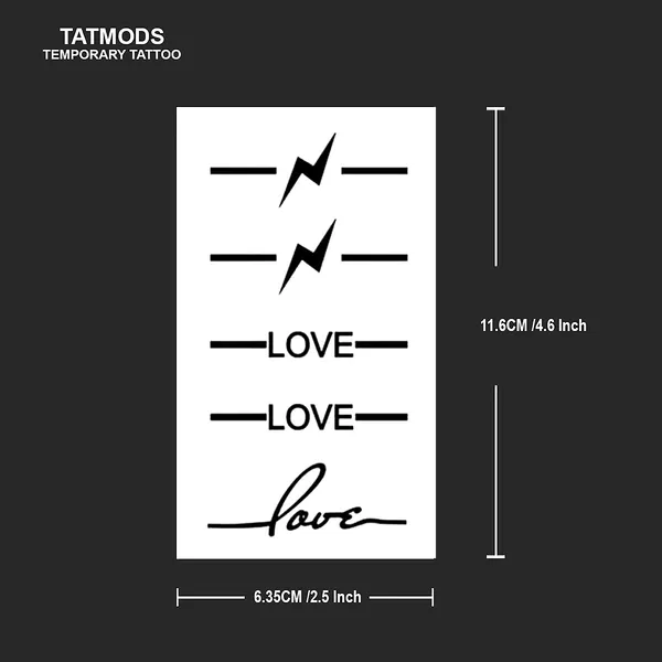 Love_Design_Temporary_Tattoos_pack_of_2