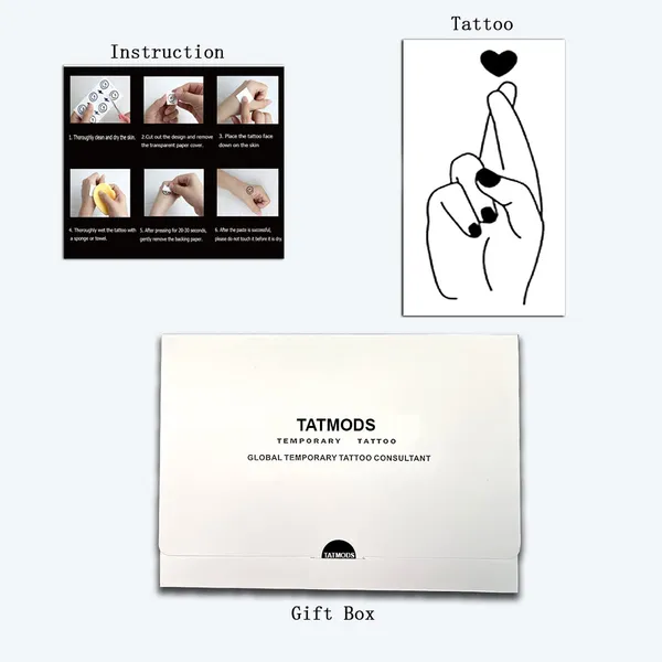 Love_Hand_Sign_Design_Temporary_tattoo_Pack_of_2