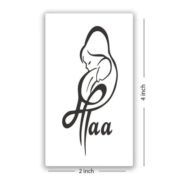 Maa_Paa_Black_Temporary_Tattoo_pack_of_2