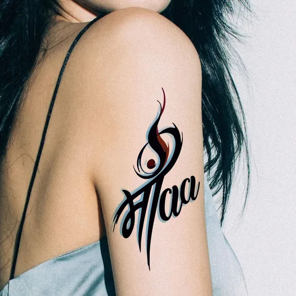 Maa_Paa_Design_Temporary_Tattoo_pack_of_2