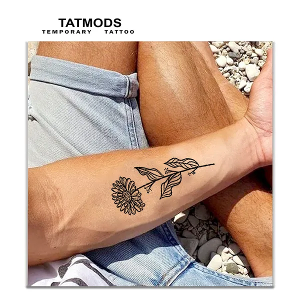 Marigold_Flower_Design_Temporary_tattoo_Pack_of_2