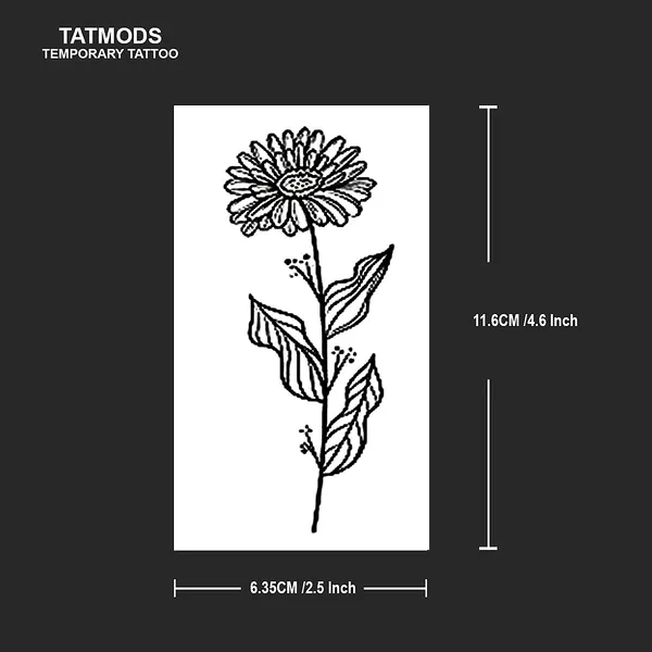 Marigold_Flower_Design_Temporary_tattoo_Pack_of_2