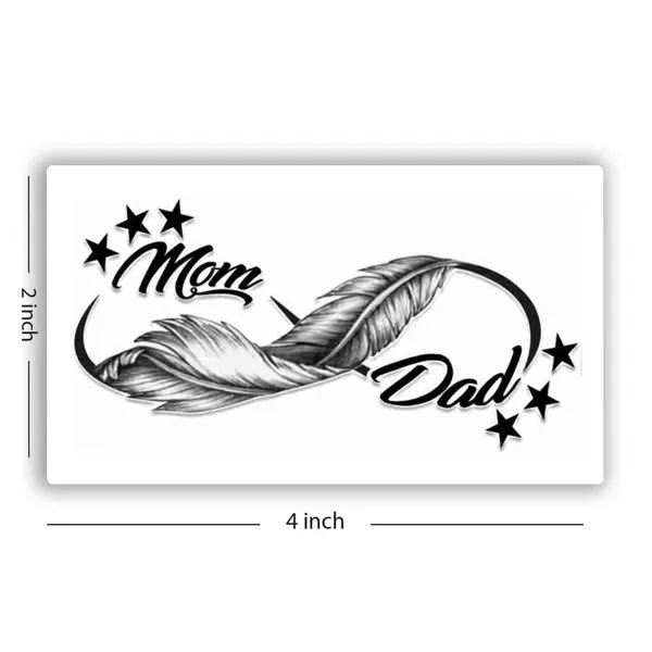 Mom_Dad_Infinty_Temporary_Tattoo